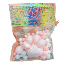 Aranyos puha macskamancs-szorító játékok, 2024Upgrade Squishy Mochi Kawaii bolyhos érzékszervi játékok, szőrgolyó stresszoldó gyerekeknek