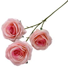 2026 Neue künstliche Rose, 45 cm (18 Zoll), hochwertige Nachbildung einer roten Rose für Außen-/Hochzeits-/Heimdekoration – kompatibel mit