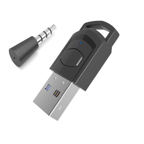 Προσαρμογέας ήχου και χειριστηρίου για PC PS4Bluetooth5.0Χαμηλή καθυστέρηση Συμπαγής