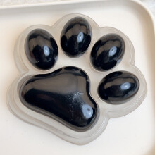 Håndlavet stor Ta-ba squishy pote, 5 tommer kattepote, stor størrelse silikone klemlegetøj, kattepote fidget legetøj til angst og stresslindring,