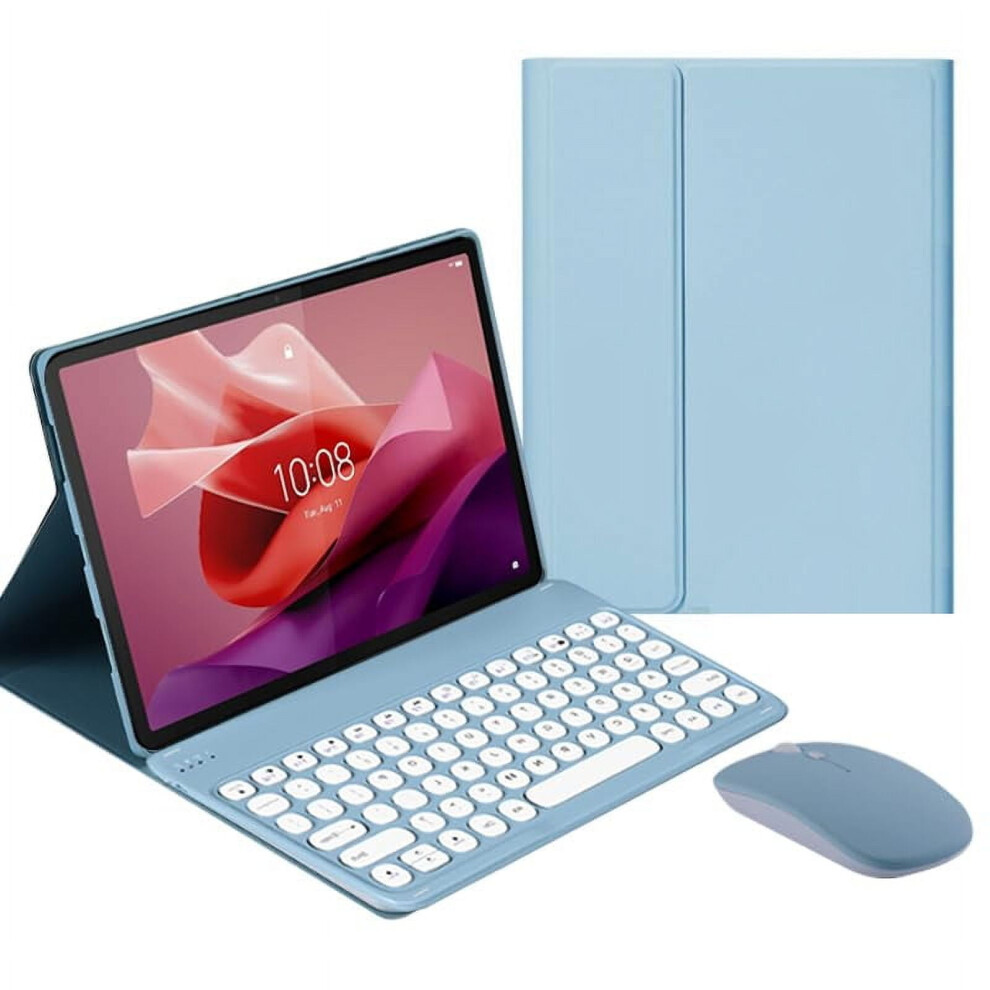 Keyboard Case With Mouse Compatible With Lenovo Tab P11 (2Nd Gen) 11.5" 2023 (Tb350fu), Detachable Wireless Keyboard & Pu Stand Cover 9340959416127