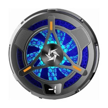 SL06 ABS+Aluminum 18W Powerful Semiconductor Cooling Fan Radiator with Temperature Digital Display for compatible with IPad Pro Tablet Universal