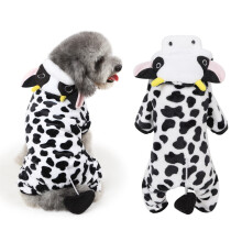 Roupa para animais de estimação, fantasia para cachorro, macacão para cachorro, fantasia de vaca leiteira, acessórios para filhotes - Tamanho M