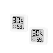 Mini Digital Hygrometer Indoor Humidity Meter with Temperature and Monitor for Cellar Greenhouse,Simple Operation