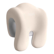 Ergonomic Memory Foam Neck Pillow, Contoured Travel & Desk Rest, Portable Nap Pillow for Back/Stomach Sleepers
