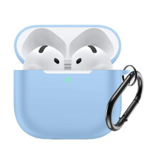 Värillinen silikonikuori Apple4 2024 -kuulokkeiden kanssa yhteensopivalle kuulokkeelle, suojakuorelle Pods Cover2024Earbuds