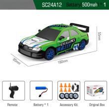 RC Drift Car1: 24 Op afstand bestuurbare hogesnelheidsrace-driftauto's 2,4 GHz 4WD race-hobby speelgoedauto met koplampen