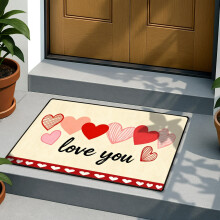 Alfombra antideslizante para puerta, de tela de PVC, suave y cómoda, para interiores y exteriores, ideal para la decoración de pasillos, entradas,