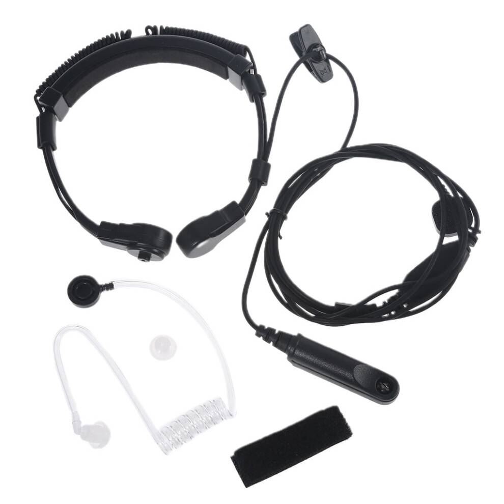 Rockrok Hot Radio Telescopic Throat Mic Earpiece Uv-9R Plus Bf-9700 Bf-A58 For Uv-Xr Uv9r Gt-3Wp Talkie 9193271114901