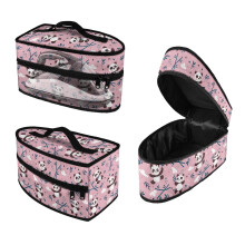Sac de rangement pour fer à repasser vapeur - Rangement et nettoyage faciles - Organisateur de voyage - Motif panda - Saint-Valentin (étui