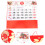 5Pcs Decorative Multi Paper Chinese Style 2024 Wall Calendar 8