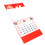 5Pcs Decorative Multi Paper Chinese Style 2024 Wall Calendar 9