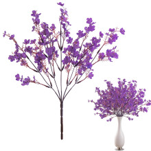 Bouquets de gypsophile artificielle violette – Gypsophile en soie pour centres de table, mariage et décoration intérieure