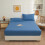 Solid Color Washable Polyester Sheets (70.87x78.74 in), Soft, Fade-Resistant, Anti-Shift, Compatible with Various Beds 1