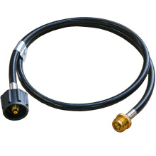 6FT Propane Adapter Hose (1lb to 20lb), QCC1 & CGA600, Compatible with 5–40lb Tanks, Griddle & Gas Grill