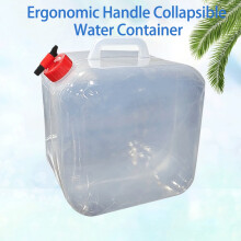 BPA-freier, faltbarer Wasserbehälter mit Schraubverschluss, faltbarer Wasserbeutel für Outdoor-Aktivitäten wie Camping mit dem Auto