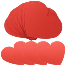 Heart Shape Blank Cards Valentine's Day 100 pcs
