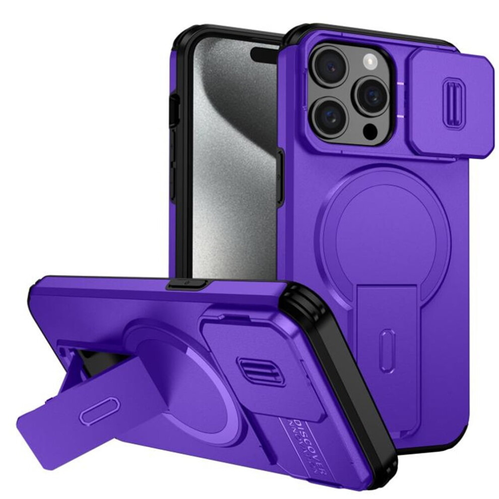 Iphone 15 Pro Case 6.1 Inch Magsafe Shockproof Purple 975221419897