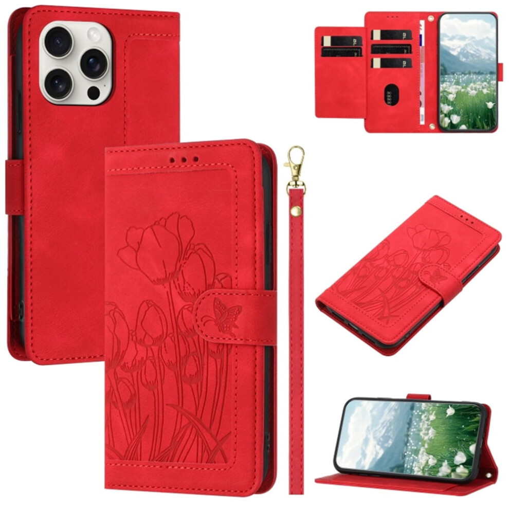 Leather Flip Wallet Case For Iphone 14 Pro Â Tulip 913211589397
