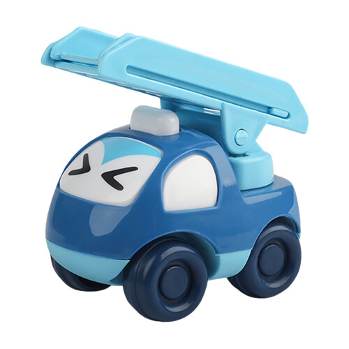 Mini Push-Pull Engineering Car Toy for 1-3Y, Compatible with Early Learning, Bright ABS, Safe Rounded Edges, 4 Colors