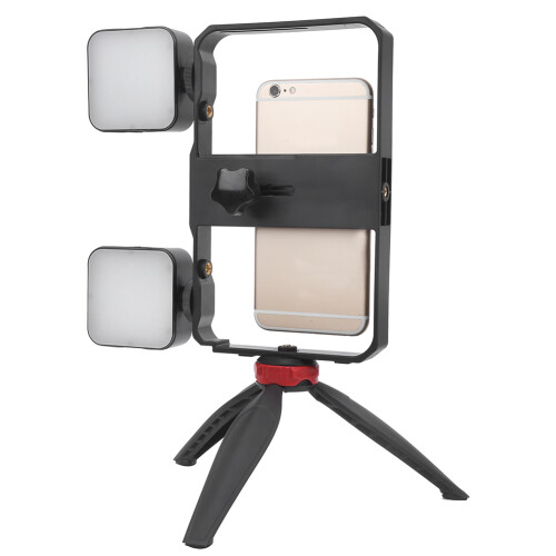 Ρυθμιζόμενο φως Selfie Φωτισμός LED Φωτογραφίας με τρεις λειτουργίες φωτισμού 2