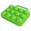 Portable Folding Egg Container Holder, Shockproof Plastic Egg Box with Handle – Compatible with Standard Eggs 1
