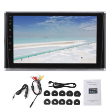 Smart Car TV Headrest Monitor with HD LED Display, Car-Play and Android Auto Bluetooth Car Stereo9in Multimedia Player, Supports Wireless Link and
