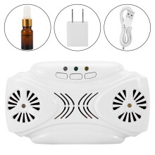 Ultrasonic Bat Repellent with Dual Horn Technology, Continuous Use Effective, Safe for Humans and Pets, Adjustable Ultrasonic Frequency for Attic and