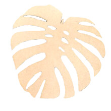 Fournitures créatives en bois naturel, projets artistiques avec des feuilles de Monstera pour une décoration intérieure personnalisée, stables et