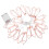 20LED Rose Gold Geometric String Lights for Indoor Decor, 3AA Batteries 2