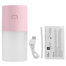 Umidificator cu ultrasunete, funcționare silențioasă, lumină de noapte LED pentru yoga, camera bebelușului, birou, noptieră, birou, mașină