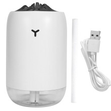 Essential Air Companion, umidificator de birou alimentat prin USB pentru moduri de pulverizare continuă sau intermitentă, jeturi fine și delicate