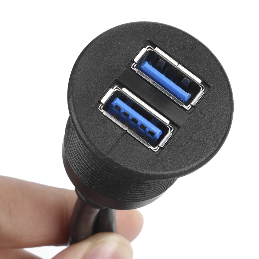 Usb3.0 Dual Port Dash Mount Extension 1M 7790334533987