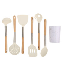 Home or Gift: Stainless Steel Core Cooking Utensils, Non-Melting Silicone Ladles for Cooking and Baking, Designed for Ease of Cleaning