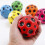 Elastic Red Space Ball 66mm Hand-Eye Coordination Sport Training 4