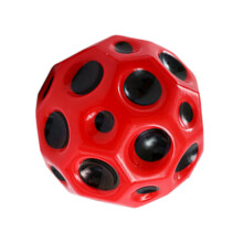 Elastic Red Space Ball 66mm Hand-Eye Coordination Sport Training