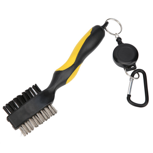 Βούρτσα γκολφ Sharp Pick Groove Cleaner, αναδιπλούμενη βούρτσα με κλιπ, ανθεκτική πλαστική 1
