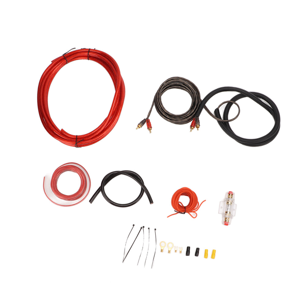 4 Gauge Car Amp Wiring Kit For Subwoofer, Speaker, Installation 9361390221132
