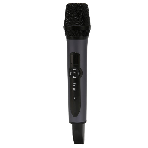 Seamless Frequency Switching Wireless Microphones Treble Bass Control Dynamic Handheld Mic Echo Effect With Mute Function For Indoor Outdoor Use 1