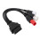 Λειτουργεί με Scanner3in1Diagnostic Cable OBD2Diagnostic Adapter Plug and Play Real Time Engine Data Reading High Quality Materials 6