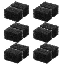Filtros de esponja para bebederos de gatos, compatibles con bebederos automáticos para mascotas de 2,5 L (paquete de 12).