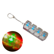 4 az 1-ben billentyűzetes fidget játék kulcstartó – stresszoldó gombkattintó, minden kulcstartóval kompatibilis
