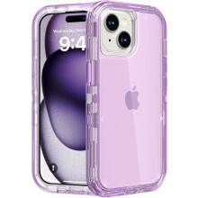 Robuste, stoßfeste Hülle für iPhone 12 Mini & iPhone 13 Mini (5,4"), dreilagige, transparente Rückseite mit Fallschutz