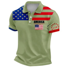 Shirts voor heren ter ere van het 250-jarig jubileum van Amerika: patriottisch T-shirt voor veteranen