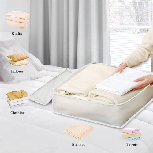 Πτυσσόμενο πλαστικό κουτί αποθήκευσης κάτω από το κρεβάτι, άοσμο, αδιάβροχο για