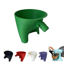 Flour Funnel for KitchenAid Mixer – Stand Mixer Attachment, No-Mess, Anti-Splash, Dishwasher-Safe