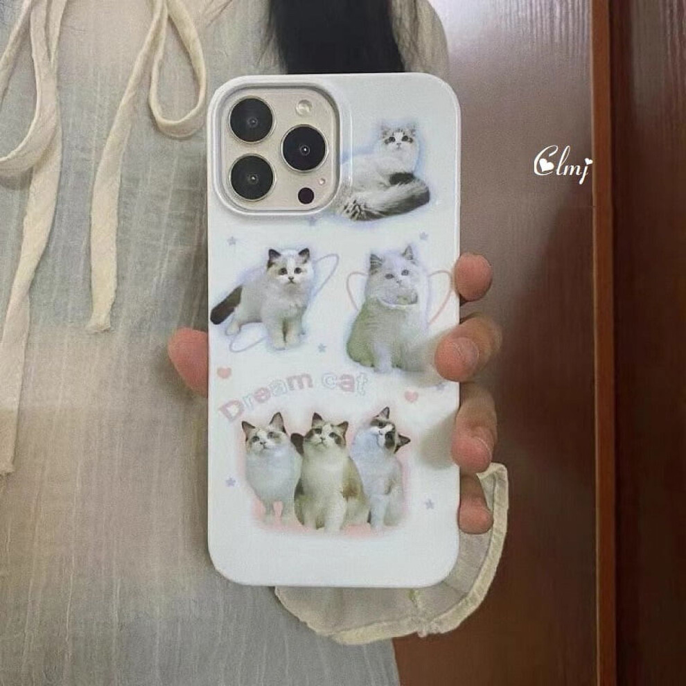 Clmj Y2k Vintage Cat Dog Cartoon Phone Case For Iphone 13 9066521673209