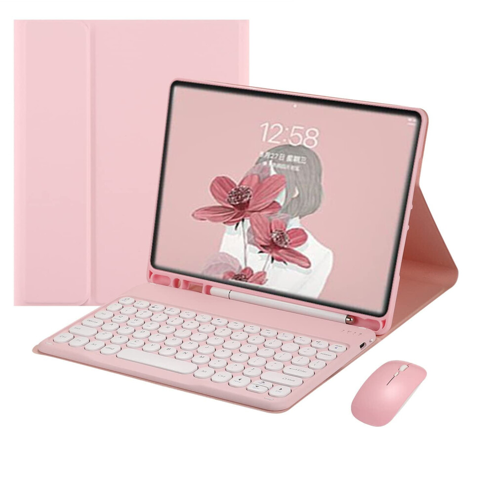 Ipad Mini 1-5 Smart Leather Folio Keyboard Case Pink 937196001002