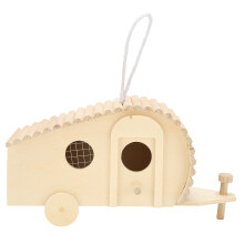 Wild Bird House For Encouraging Creativity In Children, Durable And Safe Natural Wood Material, Sturdy Construction For Longevity, Perfect As Home