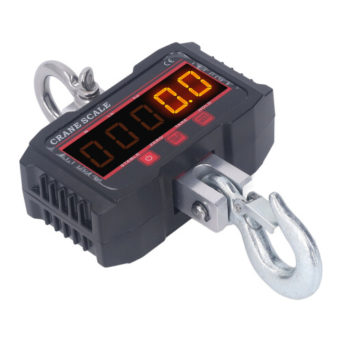 High Precision Digital Crane Scale Heavy Duty LCD Backlight Display Remote Control Unit Conversion Data Hold Auto Power Off Overload Warning For 1
